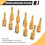 Bananenstekkers, Connectoren, Open Schroeftype, 5 Paar 7