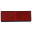 6X Rectangle Red Reflectors Universal for Motorcycles ATV Bikes Dirt Bikes 6
