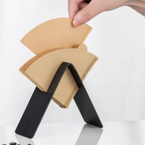 Metal Coffee Filter Holder Pour over Filter Paper Storage Rack Filter Paper Holder Coffee Filter Organizer 2