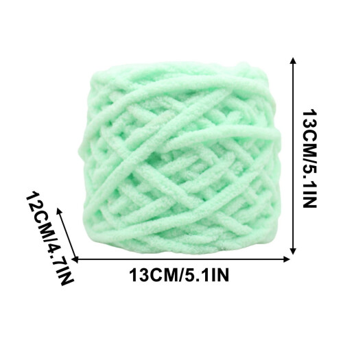 Fio de crochê acrílico H-Woven Ice Bar 100g 325m 1