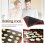 2 Pcs Silicone Baking Mat Sheet,Non-Stick Oven Liner Perforated Mesh Pad,Baked Bread Biscuits Mat,Double-Sided Available 3