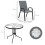 Outsunny Five-Piece Steel Patio Set, with Glass 2