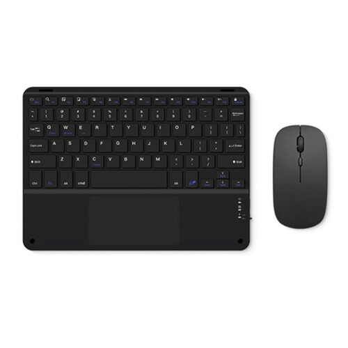 Touchpad  Keyboard with Mouse for PC Tablet Gaming Wireless Keyboard Black