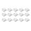 Hooks for Outdoor String Lights Clips 15 Pack Clips Clear Light Hook with 15 Waterproof Adhesive Backing 1
