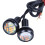 10 pezzi 12V 23mm Dual Color Switchback 4014 12 LED Drl  Eye Daytime Light 4