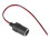 3X Car Charger Power Cigarette Lighter Female Socket Black W 26cm Cable 2