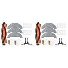 20PCS for MOVA E20 Pro / Trouver E20 Pro Spare Parts Vacuum Brush Dust Bag Filter Mop Cloth