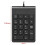 2X  USB Wired Numeric Keypad Numpad 18 Keys Digital Keyboard for Accounting Teller Laptop Windows Android (Black) 8