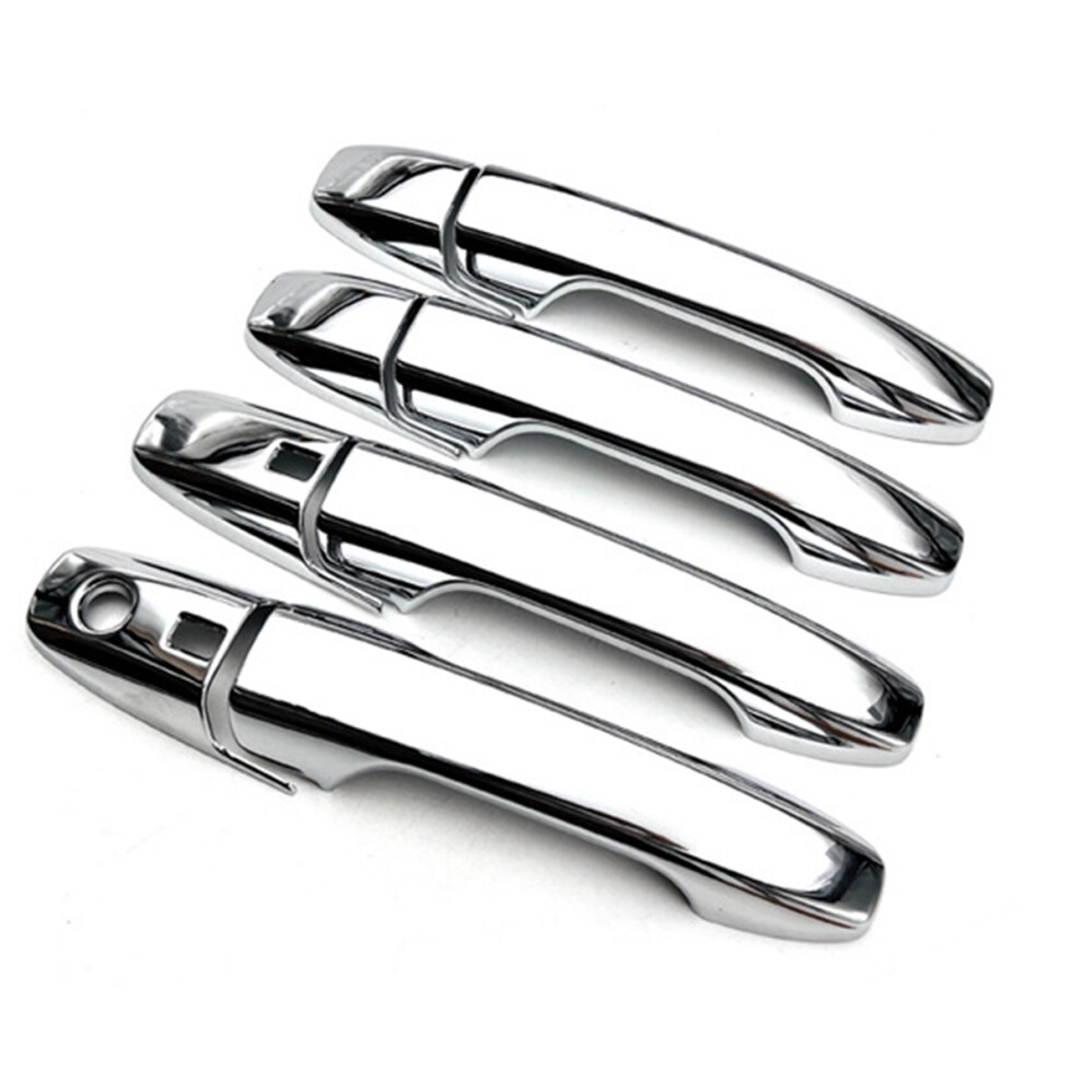 8Pcs Chrome Car Exterior Side Door Handle Frame Cover Trim For Ativa Raize Rocky 4711602653841