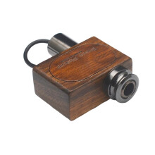 Clip Pickup Transducer for Acoustic Classic Guitar with Wood Case 6.35mm Jack for Ukulele Kalimba Mandolin