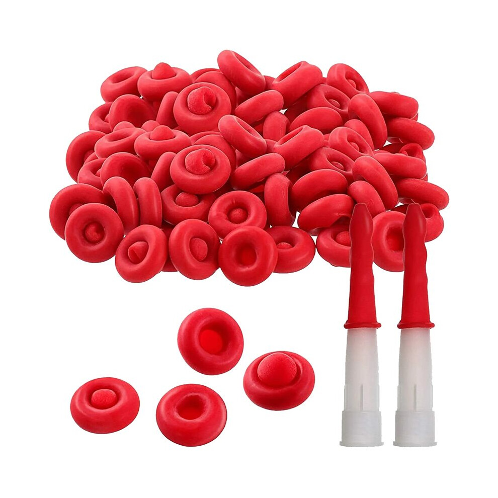 Caulk Cap Glass Glue Tip Sealing Cap Glue Mouth Protective Cover Caulking Gun Nozzles Cap Red Caulk Saving Cap 4711953108120