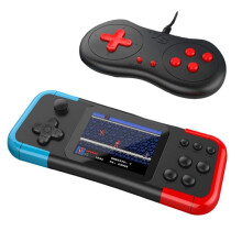 Console de Jeux Rétro A12: 666 Jeux Classiques Intégrés, Mode Deux Joueurs, Écran 3 Pouces, Haut-Parleurs HiFi, Joystick 3D B