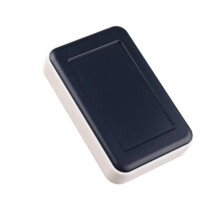 Handheld Kunststof Behuizing voor Bedieningsinstrumenten, Printplaatbehuizing, Industriële Bedieningskast, Draagbare Behuizing BMC70013 Zwart Wit