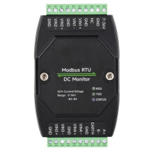 Industrial 4-Channel RS485  Voltage Current Monitor Module Modbus RTU DIN Rail Mount Industrial Automation Sensor
