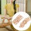 Retro Cheongsam-knapper i sinklegering, 6 par 4