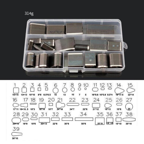Leerperforatorset – 24 & 39 vormen, legering, handwerk 1