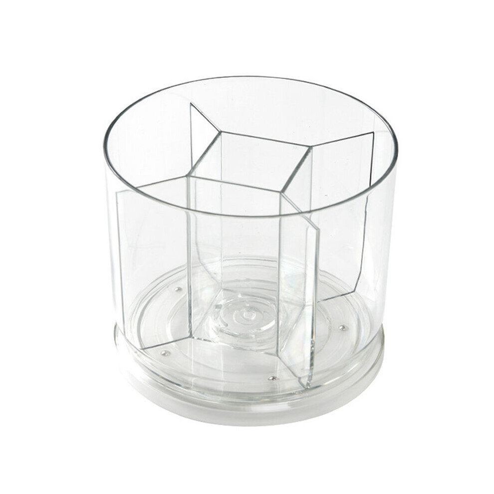Photos - Other Furniture 360-Degree Rotating Pencil Holder for Desk, 5 Slots Acrylic Desk Pencil Pen Organizer for Office School