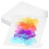Aquarelkaarten, blanco vierkant, wit karton, 50 stuks 5