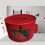2X Hat Box Organizer Round Travel Hat Boxes Foldable Hat Storage Bag with Dustproof Lid Large Hat Storage Box D 2