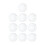 Γυάλινα πλακάκια Cabochons Dome 30mm στρογγυλά με επίπεδη επιφάνεια 10 τεμάχια 4