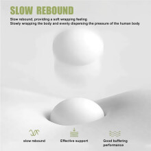 Face Pillow, Beauty Sleep Anti-Wrinkle Pillow, Memory Foam That Protects Hair and Skin, Side-Sleeping Beauty Pillow A