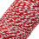 Katoenen touw, 2 mm diameter, rood-wit knutselkoord 4