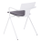 Beliani Set of 2 Conference Chairs MANSON Black/ White 6