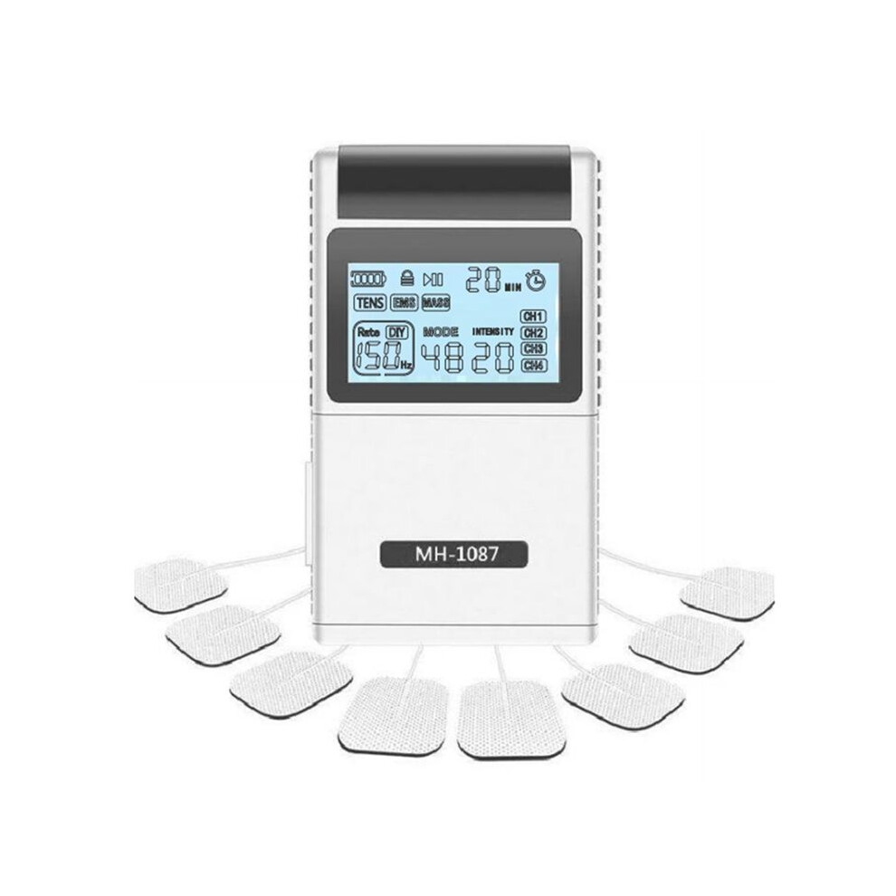 Brecantia 48 Modes Eletric Professional Muscle Stimulation Physio Massager Tens Electrodes Machines Body Massager Pad