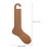 Beige Paper Sock Template for Knitting Display 4