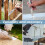 5Pcs Paint Brush Set Handheld Round Paint Brush Tool for Wall Edging and Color Separation 5