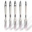 5Pcs Paint Brush Set Handheld Round Paint Brush Tool for Wall Edging and Color Separation 6