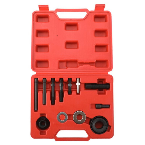 12pcs Car Power Steering Alternator Pump Pulley Puller Remover Disassembly Installer Tool Puller Remover Tool 1