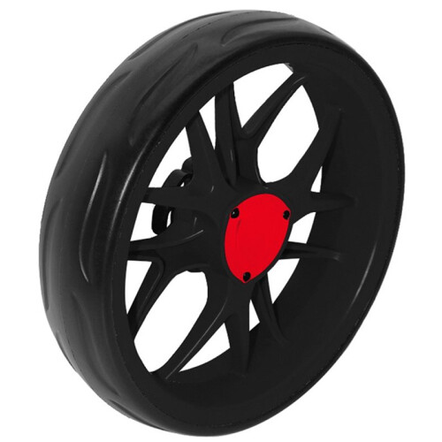 10-Inch Push-Pull  Cart Wheel for 10mm Axle - EVA Foam and Plastic Construction in Multiple Colors 1