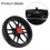 10-Inch Push-Pull  Cart Wheel for 10mm Axle - EVA Foam and Plastic Construction in Multiple Colors 5