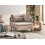 Beliani Corner Seat EGERIS Fabric Beige 2