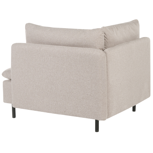 Beliani Corner Seat EGERIS Beige Fabric 2
