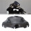 Motorcycle Accessories 9" Wave Windshield Wind Deflector for  Touring Tri/Electra/Street Glide FLHX/I 2014- 2