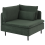 Beliani Corner Seat EGERIS Corduroy Dark Green 5