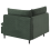 Beliani Corner Seat EGERIS Corduroy Dark Green 2