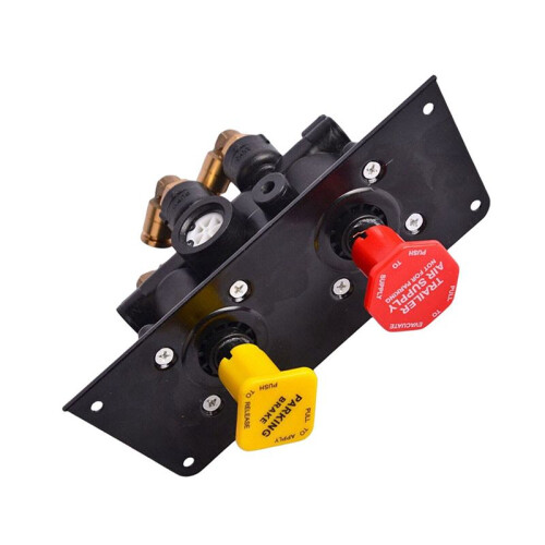 2X Dash Control Valve Module Trailer Parkeerrem 801631 voor Freightliner  Auto-Accessoires 2