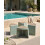 Beliani Set of 4 Garden Stools EVROS Mint Green 2