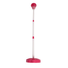 Automatic Bubble Machine Vertical Streetlight Bubble Maker with Sound Light for Birthday Wedding Christmas Party Red