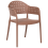 Beliani Set of 4 Chairs NARINO Brown 2