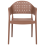 Beliani Set of 4 Chairs NARINO Brown 3