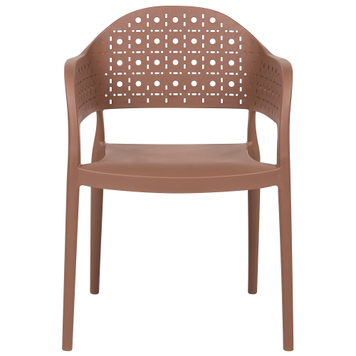 Beliani Set of 4 Chairs NARINO Brown 2