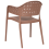 Beliani Set of 4 Chairs NARINO Brown 4