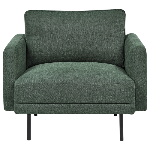 Beliani Armchair BREDA Fabric Green 1
