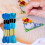 Gradient Embroidery Thread Polyester Cotton 8M 6 Colors 4
