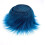 Λωρίδα υφάσματος από τεχνητή γούνα Teal Shaggy 5 x 18 εκ. 2