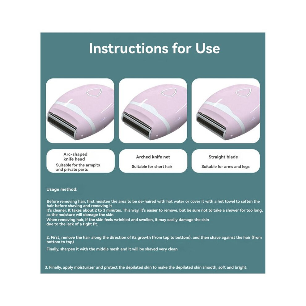 Brecantia Hair Removal Machine Painless Epilator Women Electric Shaver Bikini Private Parts Armpit Whole Body Shaving Depilat